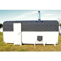 Бочка КомфортПром С печным узлом, предбанником и помывочной 103313569 (5м)