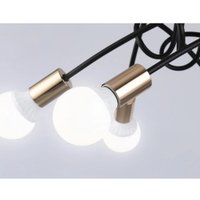 Люстра средней высоты Ambrella light Traditional TR80419/5 BK/GD (черный/золото)