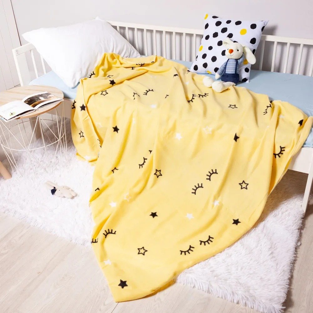 

Плед Casa Conforte London Eyelash 130x170 6154671 (желтый)