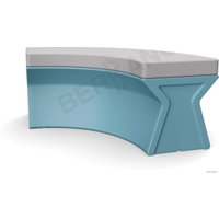 Скамейка Berkano X-seat Arc 230_019_20 (бирюзовый/серый)