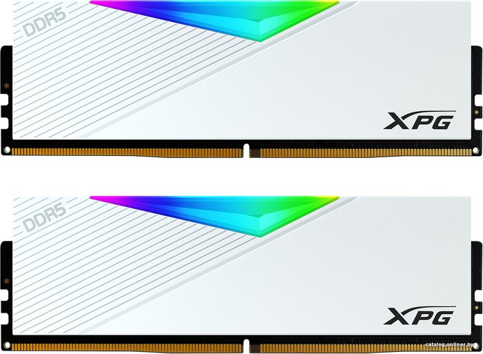 ADATA XPG Lancer RGB 2x16ГБ DDR5 6800 МГц AX5U6800C3416G-DCLARWH
