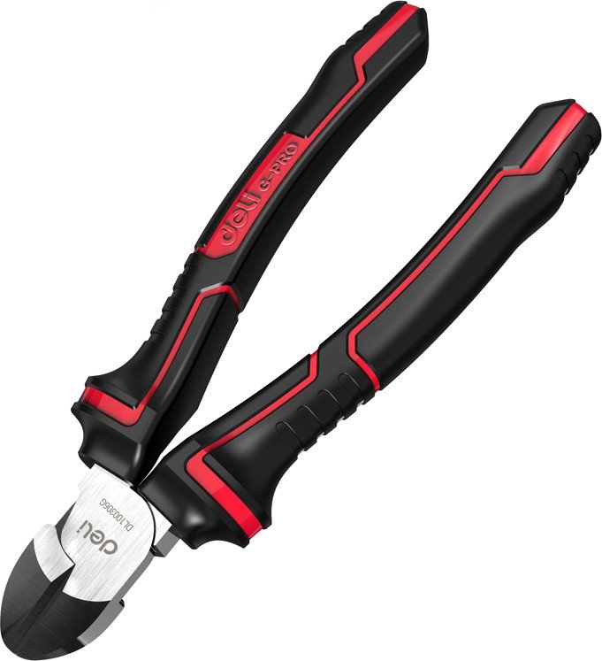 

Кусачки боковые (бокорезы) Deli RS DL100306G (160мм, красный/черный)