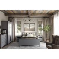 Кровать Mio Tesoro Сага 140x200 2.08.04.060.4 (серый)