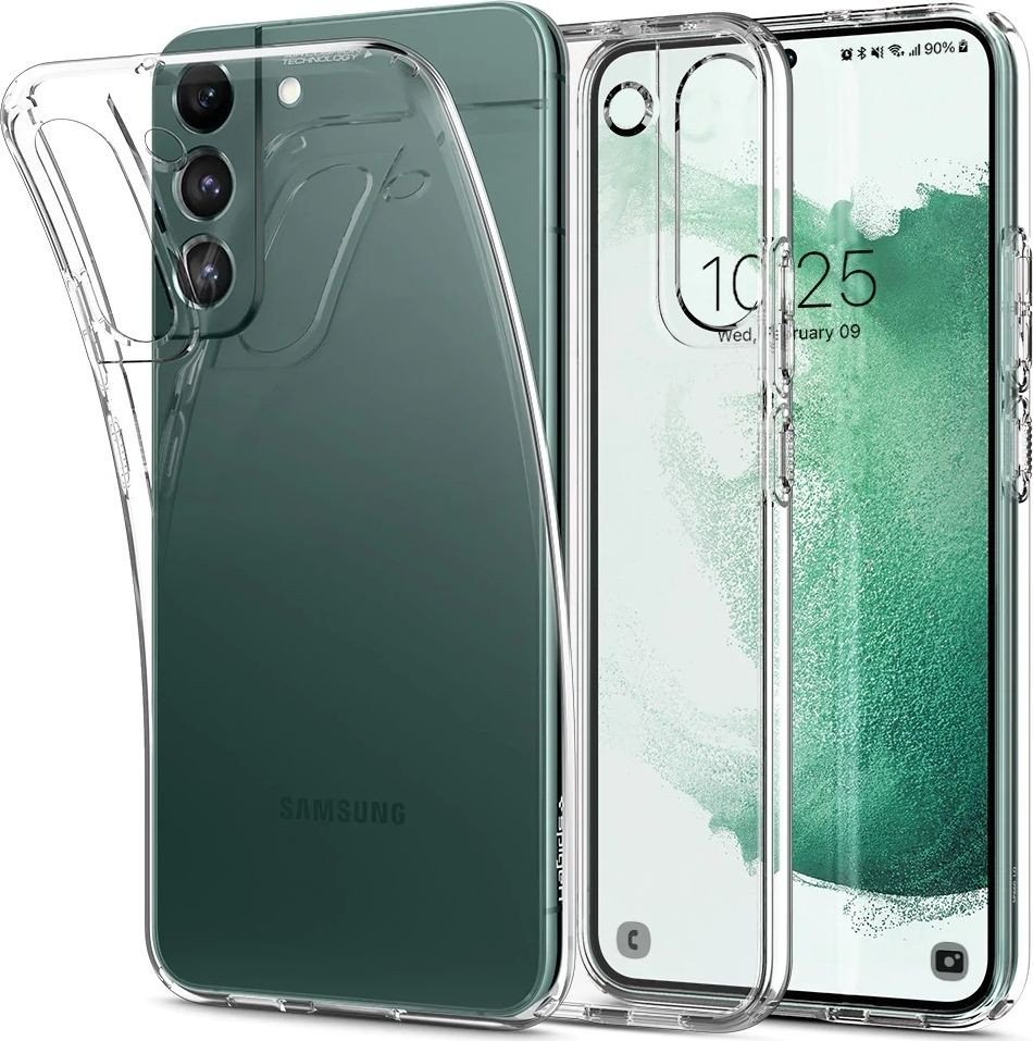 

Чехол для телефона Spigen Liquid Crystal для Galaxy S22 Plus ACS03950 (кристально-прозрачный)