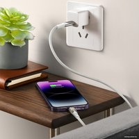 Кабель Baseus Glimmer Series Fast Charging Data Cable 100W USB Type-A - Type-C (2 м, белый)