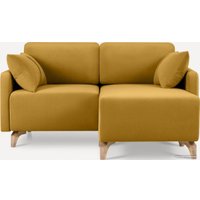 Угловой диван Divan Льери Мини Velvet Yellow 240326 (желтый)