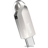 USB Flash Hoco UD8 64GB (серебристый)