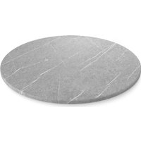 Кухонный стол Sheffilton SHT-TU10/TT 90 (черный муар/серый мрамор)