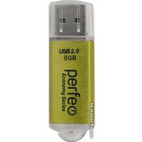 USB Flash Perfeo E01 8GB (золотистый)