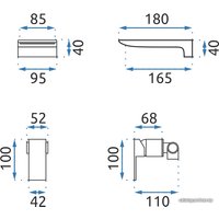 Смеситель Rea Mason REA-B0690 (черный)