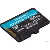 Карта памяти Kingston Canvas Go! Plus microSDXC 64GB