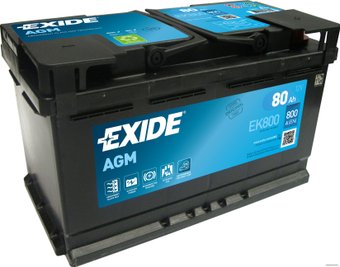 Автомобильный аккумулятор Exide Start-Stop AGM EK800 (80 А/ч)