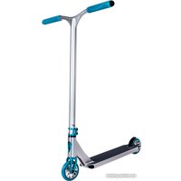 Трюковый самокат Tech Team Drop 2.0 2024 (серый/зеленый)