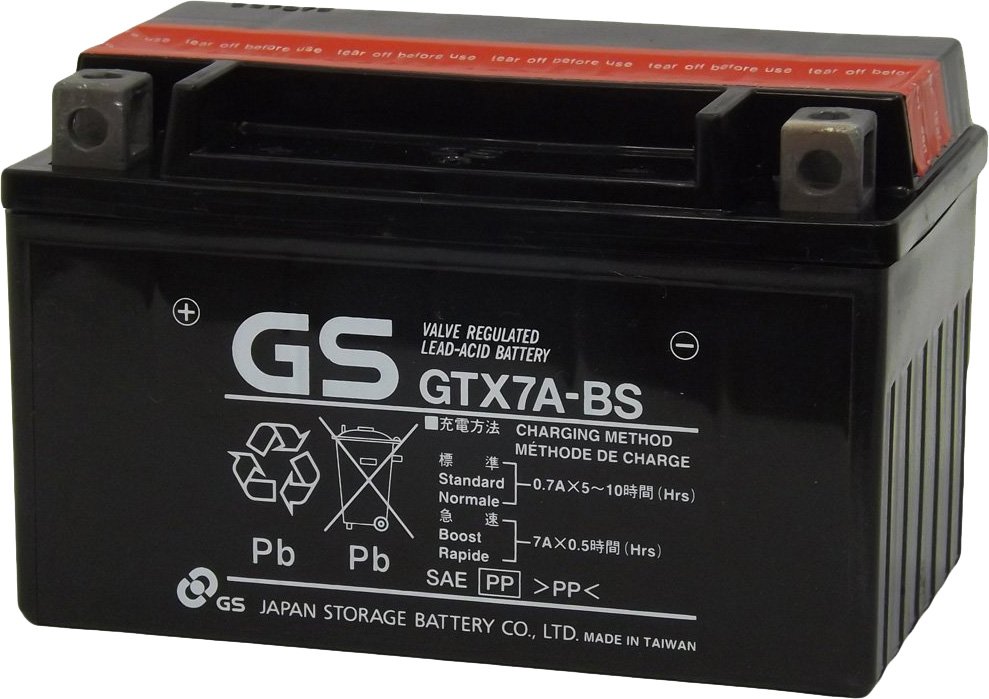 

Мотоциклетный аккумулятор GS Yuasa GTX7A-BS (6 А·ч)