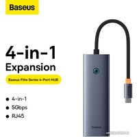 USB-хаб  Baseus Flite Series 4-Port USB-C Hub B0005280A813-00