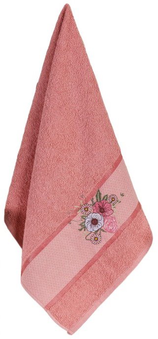 

Полотенце Merzuka Duru 50x90 11962 (в коробке,брусничный)