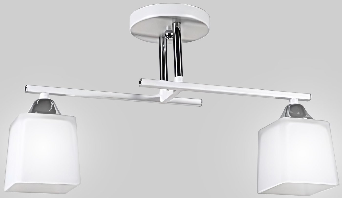 

Люстра средней высоты Aitin Pro НПБ 02-2x60-101 96200/2 (хром/белый)