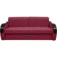 Диван Сириус Лидер-6 ППУ 225x110 (Eva 16 велюр темно-красный)