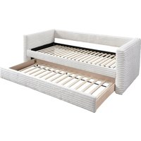 Кровать с выдвижным спальным местом Halmar Alabama 90/200 (кремовый)