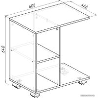Приставной столик Мебель-класс Турин МК 700.03 (венге)