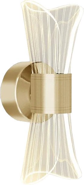 

Бра Estares Dio 12W 2Y-ON/OFF-230x80x85-GOLD/CLEAR-220-IP20