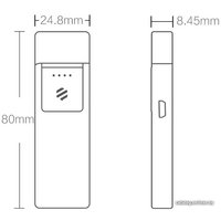 Зажигалка Beebest Rechargeable Lighter L101 (черный)