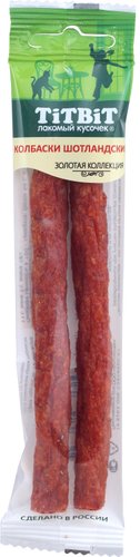 Лакомство для кошек TiTBiT Золотая коллекция. Колбаски Шотландские 20 г