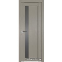 Межкомнатная дверь ProfilDoors 2.71XN R 80x200 (стоун/стекло графит)