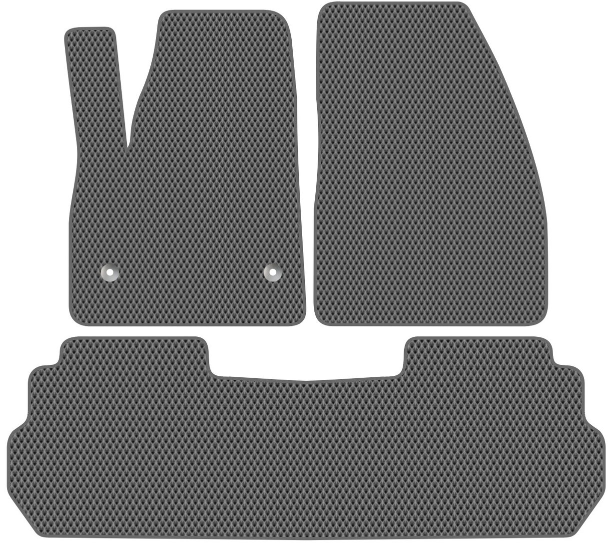 

Комплект ковриков для авто Alicosta Cadillac XT6 (suv) 2019 - Н.В. (серый, ромб)