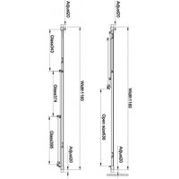 Душевая дверь Omnires Chelsea NDT12X