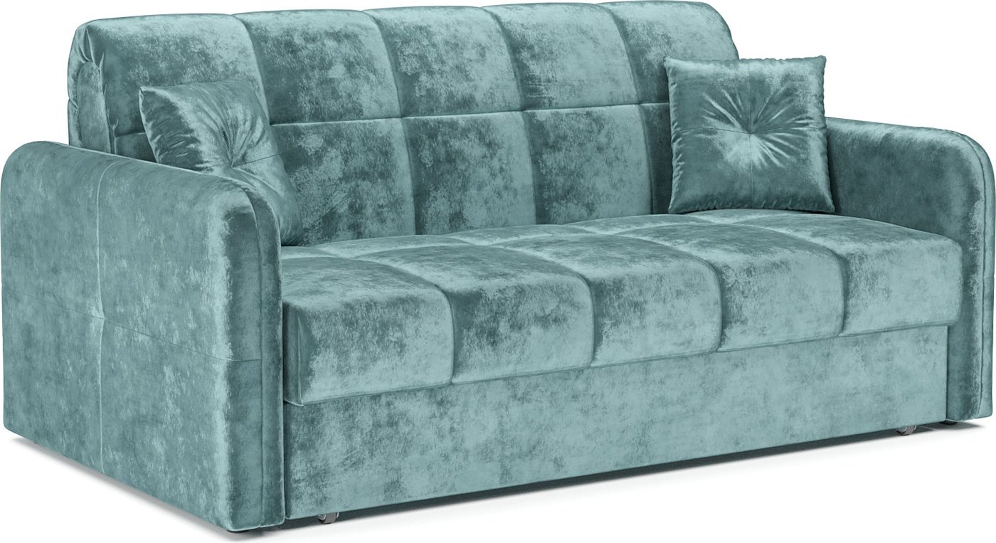 

Диван Мебель-АРС Аккордеон Свег НПБ 180x200 (велюр мятный Plush OWV-27)