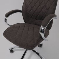 Офисное кресло AksHome Star (ткань/темно-коричневый)