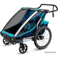 Детский велоприцеп Thule Chariot Cross 2 (Thule Blue/Poseidon)