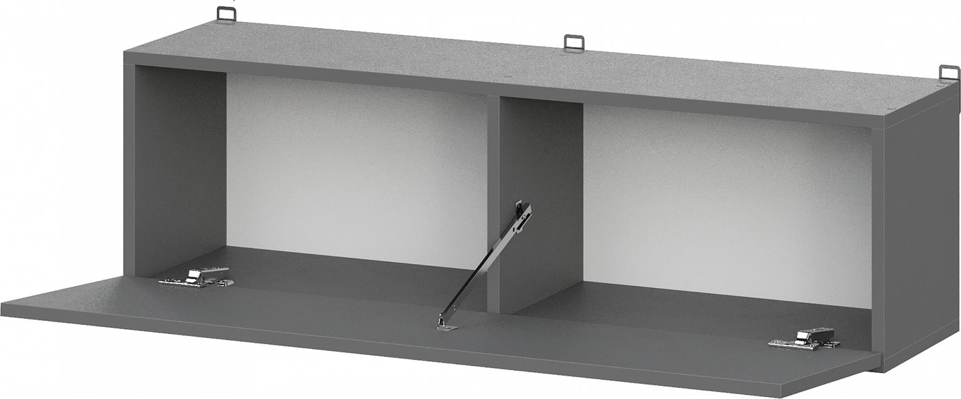 

Шкаф распашной Mio Tesoro Денвер подвесной (графит серый)