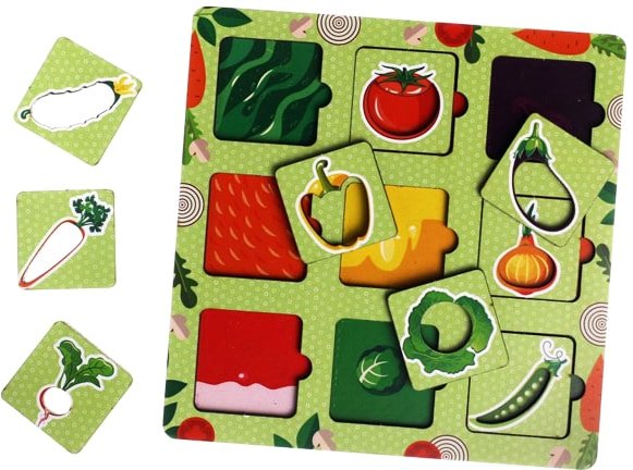 

Развивающая игра WoodLand Toys Вкладыш Фрукты, овощи и ягоды 155102