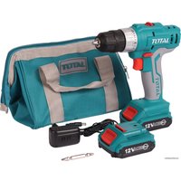 Дрель-шуруповерт Total TDLI1222 (с 2-мя АКБ, кейс)