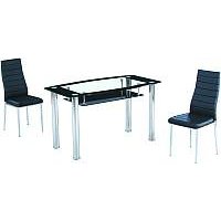 Стул Mio Tesoro Джия DC-060 (черный/хром)