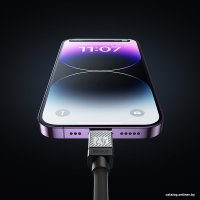 Кабель Baseus CoolPlay Series Fast Charging Data Cable 2.4A USB Type-A - Lightning (2 м, черный)