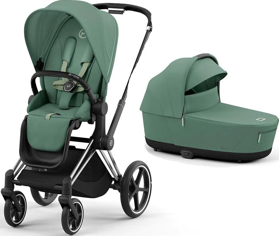 

Универсальная коляска Cybex Priam IV (2 в 1, leaf green/chrome black)