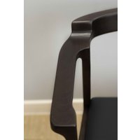 Стул с подлокотниками Sheffilton SHT-S203 (черный/венге)