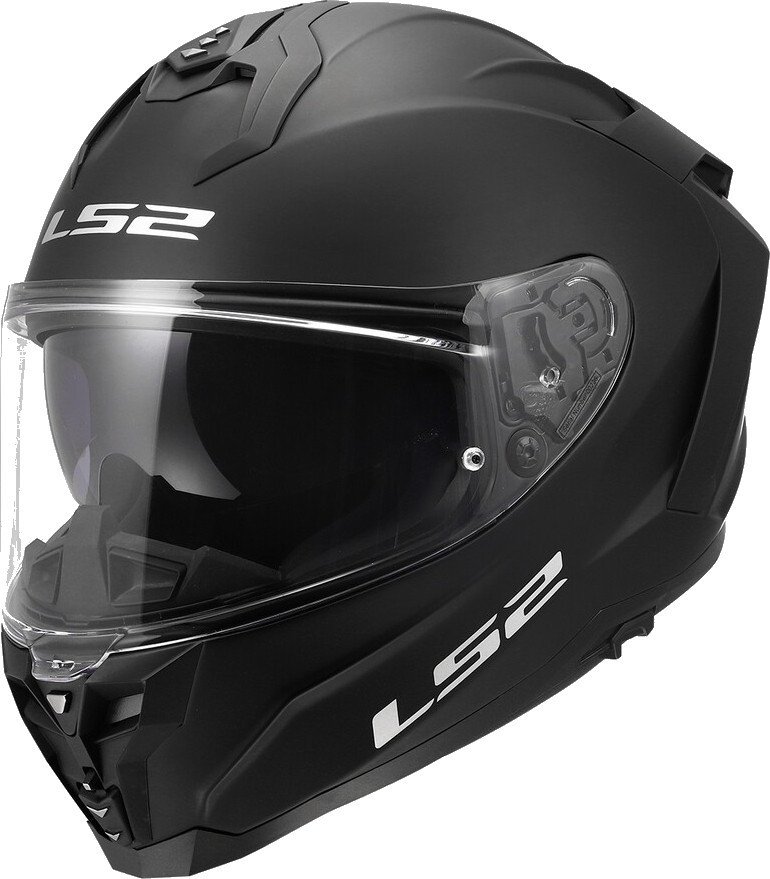 Мотошлем LS2 FF817 Challenger II Solid (L, черный матовый)