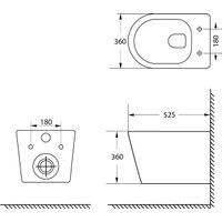 Унитаз подвесной Lauter Longer 2110822