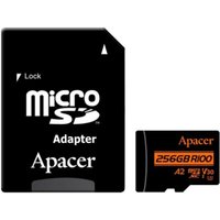 Карта памяти Apacer microSDXC AP256GMCSX10UB-R 256GB (с адаптером)