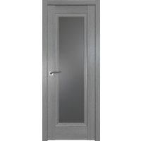 Межкомнатная дверь ProfilDoors 2.35XN L 90x200 (грувд серый, стекло графит)