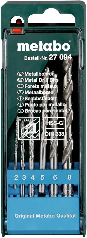 

Набор сверл Metabo 627094000 (6 предметов)