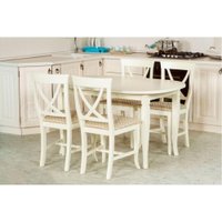 Кухонный стол Виста Лион-БМ 80x120/165 (слоновая кость)