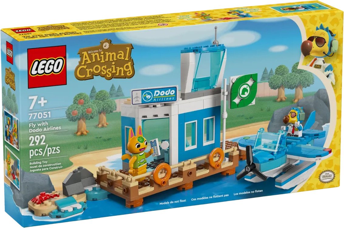 Конструктор LEGO Animal Crossing 77051 Летайте с Додо Эйрлайнс