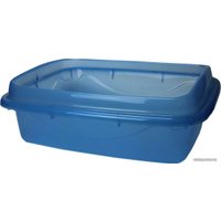 Туалет-лоток Dogman Дюплекс большой (голубой)