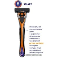 Бритвенный станок Deonica For Men 6 лезвий, 1 сменная кассета