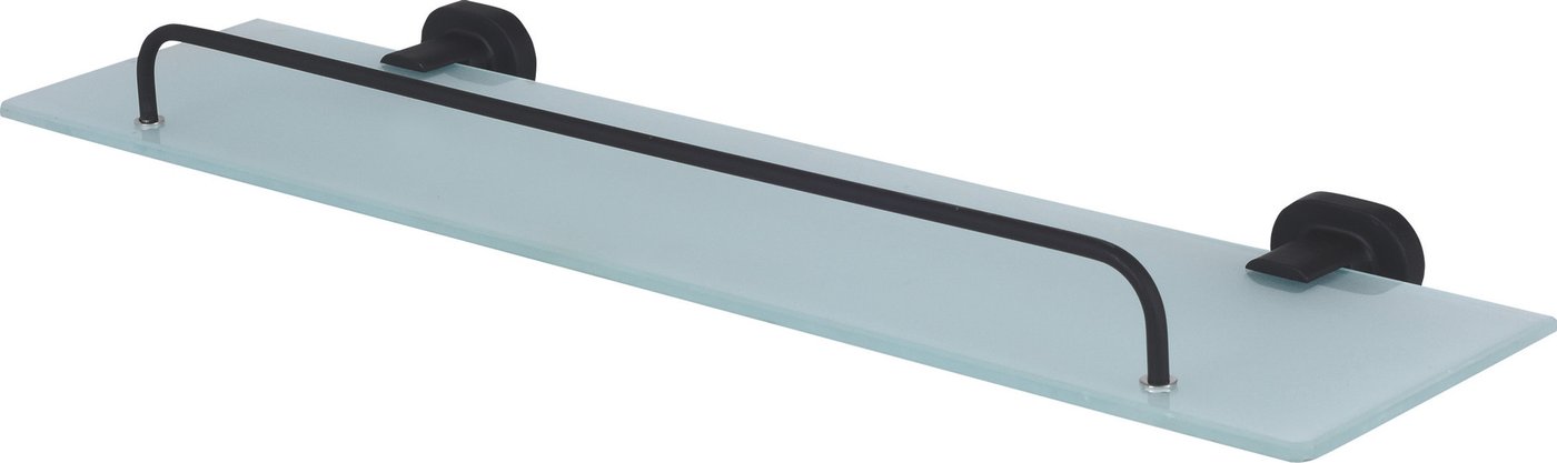 Bisk Полка для ванной 08622 (черный матовый)